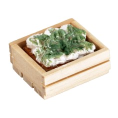 Wooden box with fennels cm 3x2,1,9h for Mondo nativity scene 2
