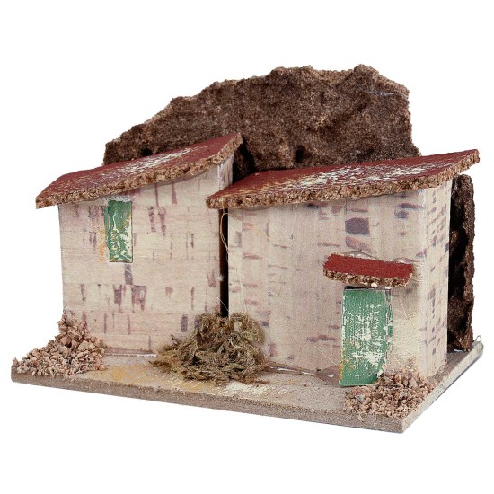 Casa por distancia h 10x6x7,5 cm para belén Mundo Pesebres