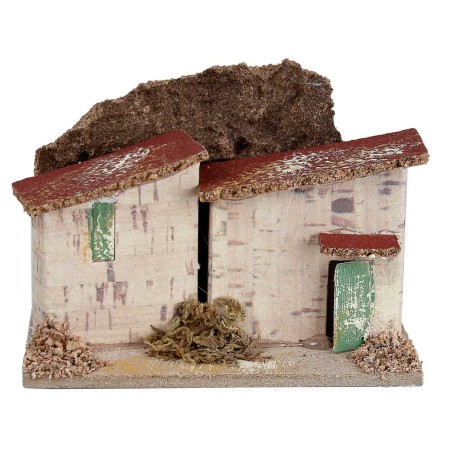 Casa per lontananza h 10x6x7,5 cm per presepe Mondo Presepi
