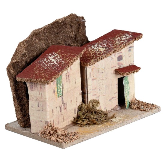 Casa per lontananza h 10x6x7,5 cm per presepe Mondo Presepi