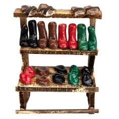 Banco del zapatero h 7,5x5x10 cm para pesebre Mundo Pesebres