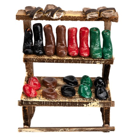 Cobbler's bench h 7.5x5x10 cm for nativity scene Mondo Presepi