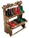Banco del calzolaio h 7,5x5x10 cm per presepe Mondo Presepi