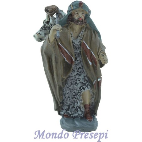 15 cm Hombre con cordero Mundo Pesebres