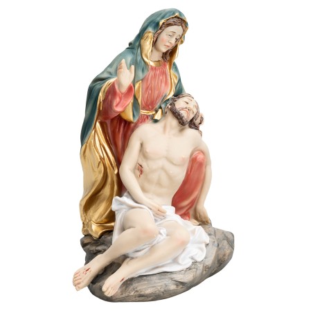 copy of Pietà with Mary, Jesus, and little angel series 19 cm in