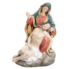 copy of Pietà with Mary, Jesus, and little angel series 19 cm in