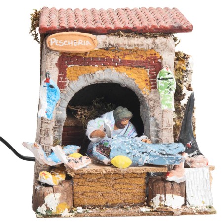 copy of Fishmonger 9 cm moving with working light for