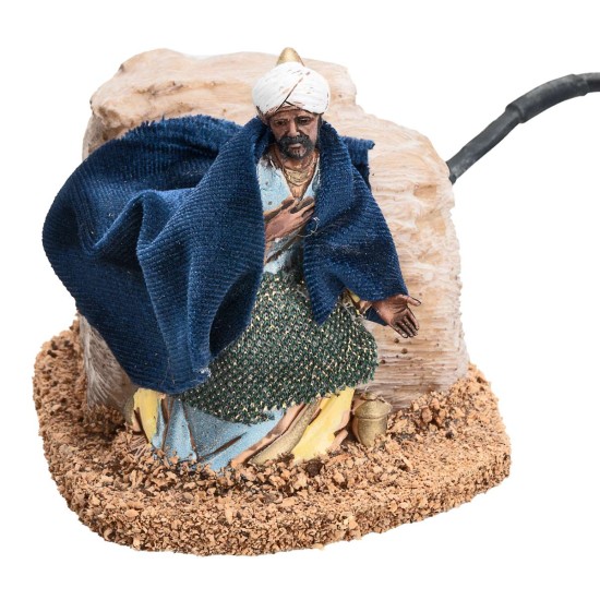 copy of Water carrier at the well in motion Landi 10 cm