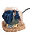 copy of Water carrier at the well in motion Landi 10 cm