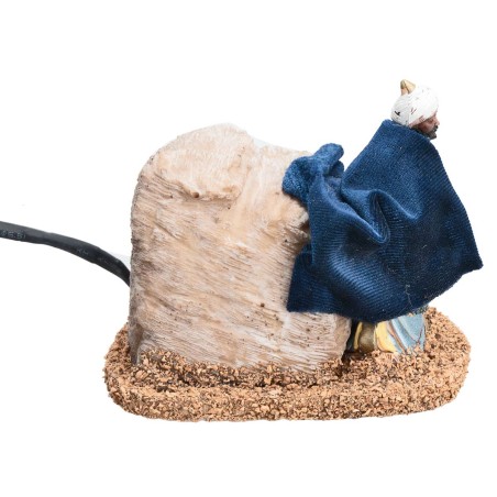 copy of Water carrier at the well in motion Landi 10 cm