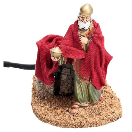copy of Water Carrier at the Well in Motion Landi 10 cm for Nativity Scene