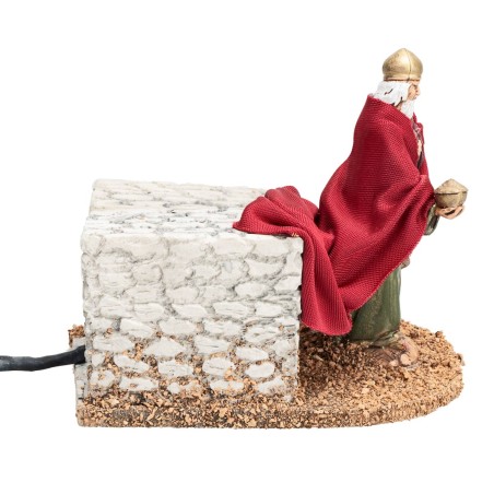 copy of Water Carrier at the Well in Motion Landi 10 cm for Nativity Scene