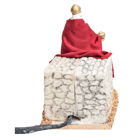 copy of Acquaiolo al pozzo in movimento Landi 10 cm per presepe