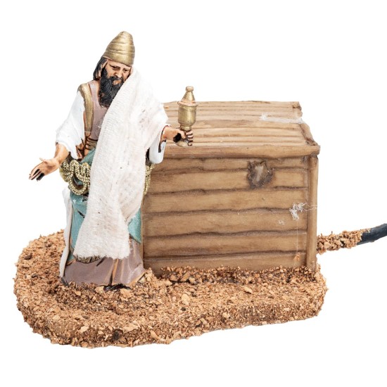 copy of Water Carrier at the Well in Motion Landi 10 cm for Nativity Scene