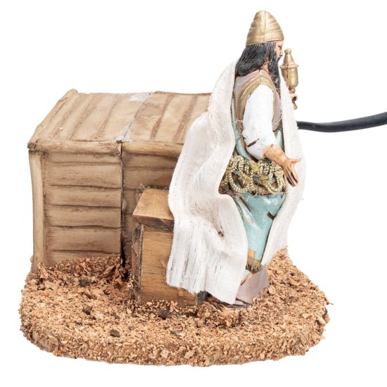 copy of Water Carrier at the Well in Motion Landi 10 cm for Nativity Scene