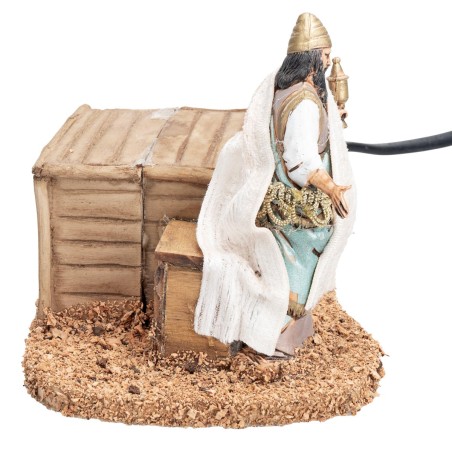 copy of Water Carrier at the Well in Motion Landi 10 cm for Nativity Scene