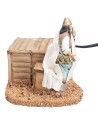 copy of Water Carrier at the Well in Motion Landi 10 cm for Nativity Scene