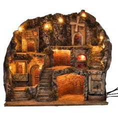 copia de Pesebre iluminado con cascada cm 60x37x47 h por 2