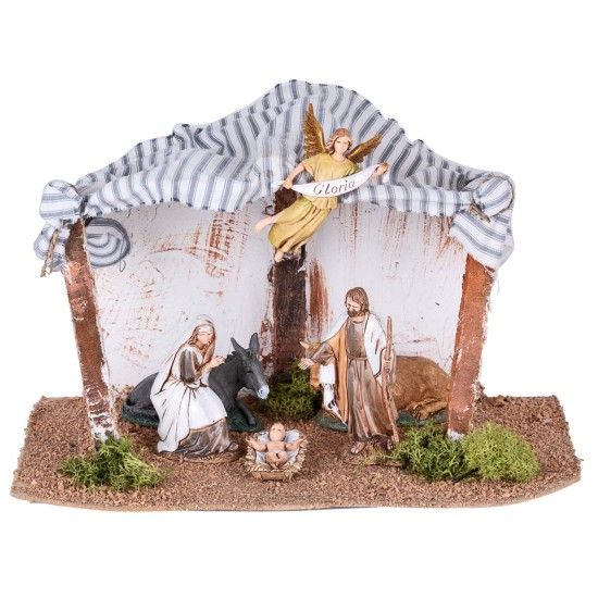 Nativity Hut 29.7x19.5x18.5 cm h for Mondo Nativity Scene