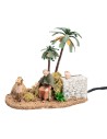 Double movement camel drivers 10 cm for nativity scene Mondo Presepi