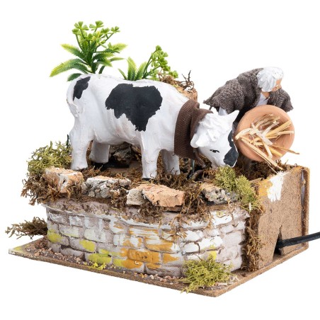 copy of Two sheep in motion for 14-15 cm statues