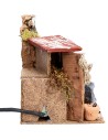 Campesino con burro 10 cm en movimiento
