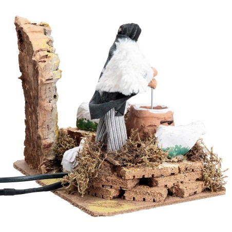 Ricotta maker 12-13 cm in motion with working light