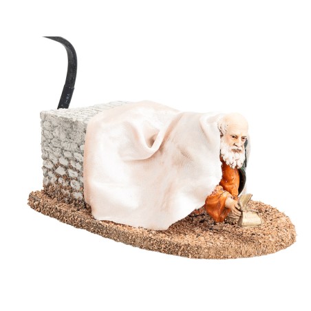 Set of three moving Wise Men 13 cm for nativity scene Mondo Presepi