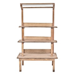 Tiered bench for nativity scene display 23x16x38.7 cm h