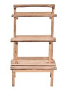 Banco espositivo in legno a più ripiani cm 10x7x18,3 h