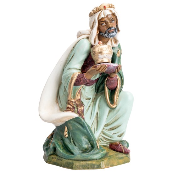 Set of Three Wise Men series 45 cm for Nativity Scene Mondo Presepi