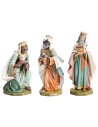 Set tre Re magi serie 45 cm per presepe Mondo Presepi