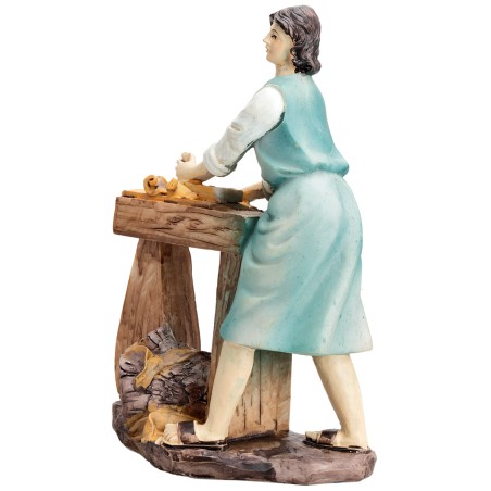 Set of 4 profession figurines 15 cm in resin for Mondo nativity scene