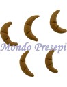 Conjunto de 5 brioches de 1,5 cm
