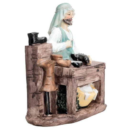 Set of 4 profession figurines 15 cm in resin for Mondo nativity scene