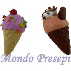 Set 2 gelati cm 2 Mondo Presepi