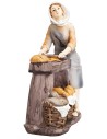 20 cm resin baker woman for nativity scene Mondo Presepi
