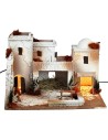 Illuminated Arab Nativity Scene cm 50x40x33 h