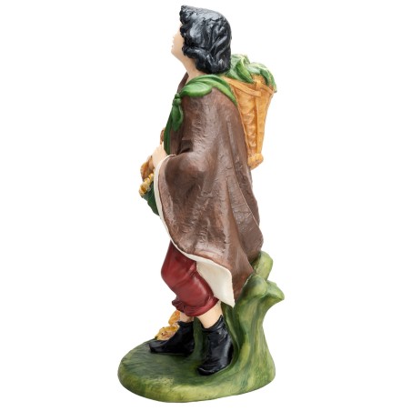 Campesino con conejos Euromarchi 45 cm para belén Mondo Presepi