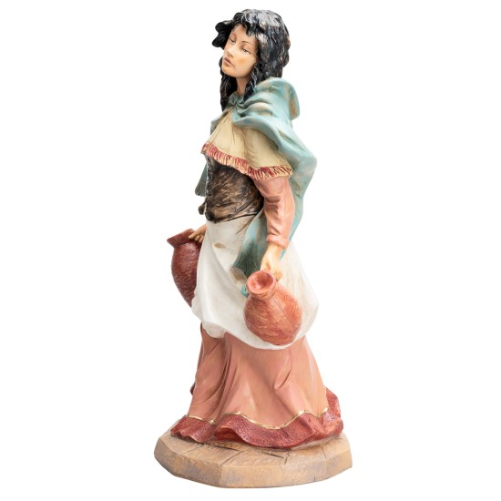 Woman with amphoras sheep Euromarchi 45 cm for Mondo nativity scene
