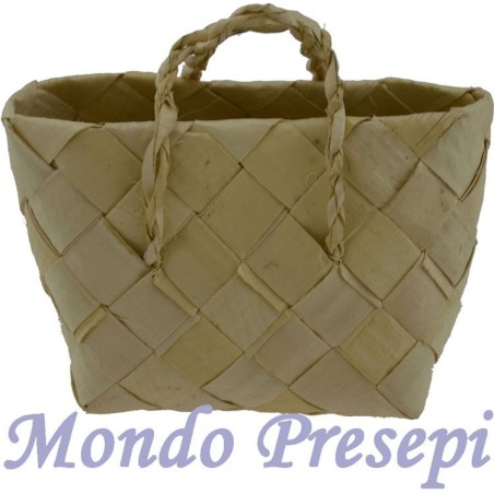 Cesta de mimbre cm 5x3,5 h. Mundo Pesebres