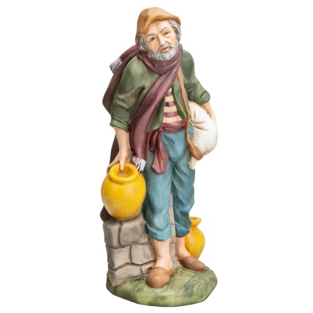 Man with jugs Euromarchi 45 cm for nativity scene World Nativity