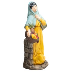 Mujer con cesta Euromarchi 45 cm para belén Mundo Pesebres