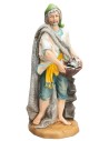 Pastore con pesci Euromarchi 45 cm per presepe Mondo Presepi