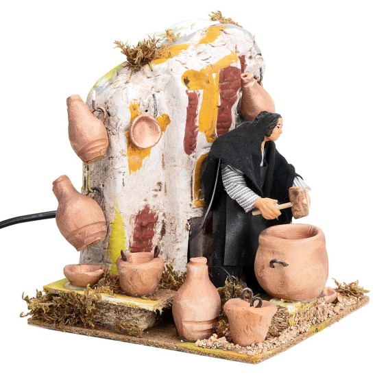 14 cm Moving Tinsmith for Nativity Scene Mondo Presepi