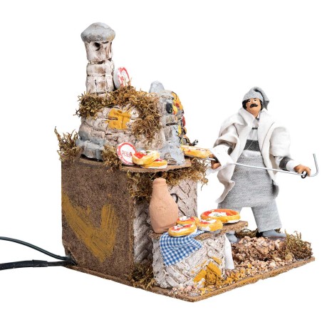 Copy of Pizzaiolo 16 cm with double movement with light