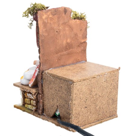 Salumiere serie 10 cm in movimento per presepe Mondo Presepi