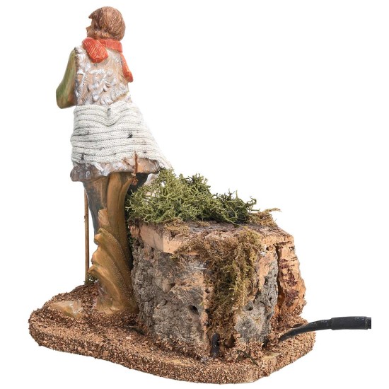 copy of Peasant Woman with Hen Fontanini series 12 cm in