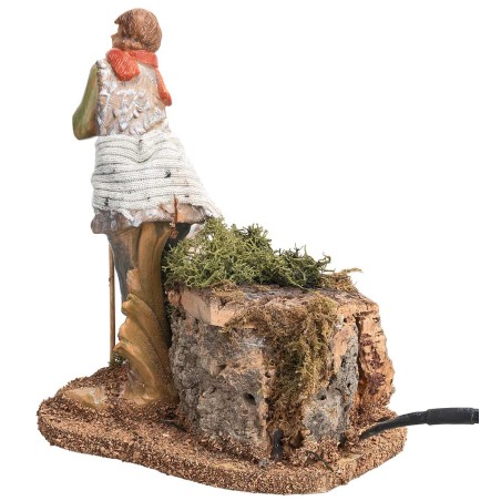 copy of Peasant Woman with Hen Fontanini series 12 cm in