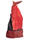 Befana con luces y sonidos roja y negra 70 cm